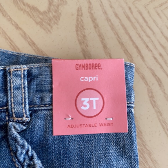 NWT Gymboree Girls size 3 Capri jeans. - Picture 4 of 5